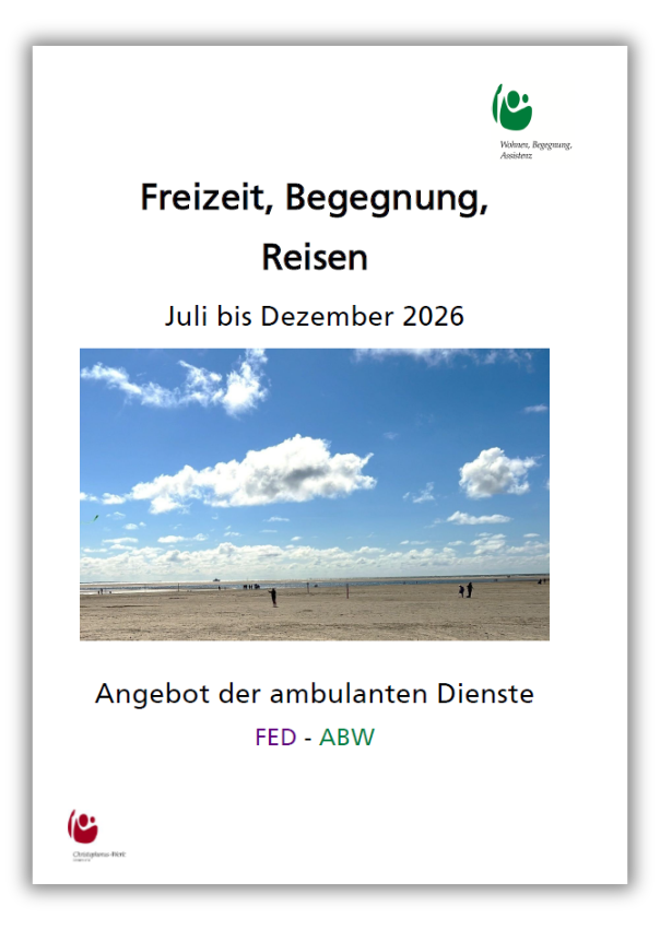 Titelbild des Freizeithefts 2026